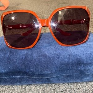 Authentic Gucci bamboo Sunglasses